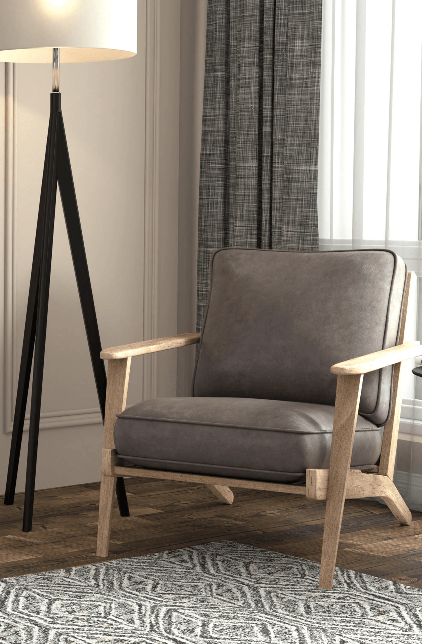 Artica Rustic Lounge Chair