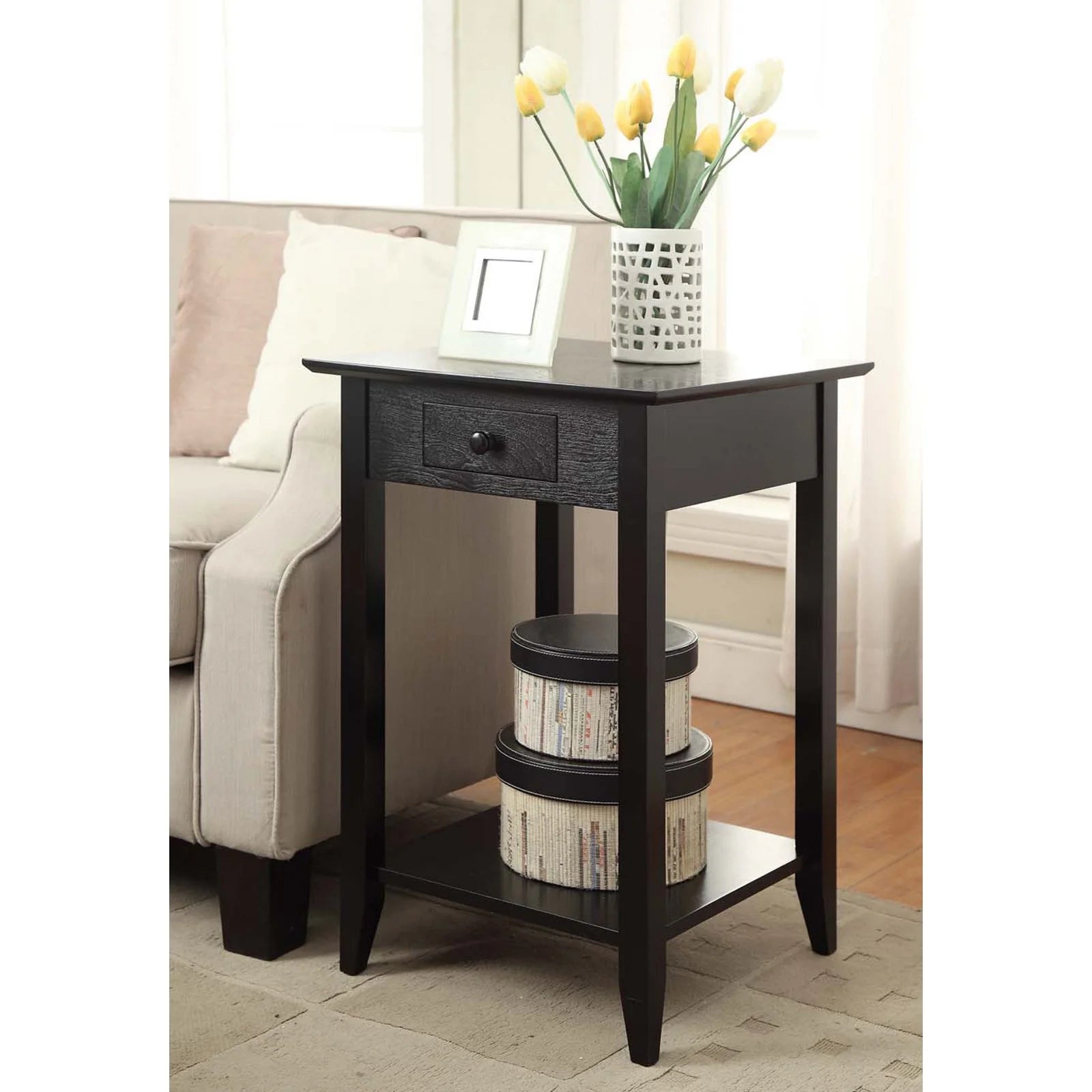 American Heritage End Table, Multiple Finishes