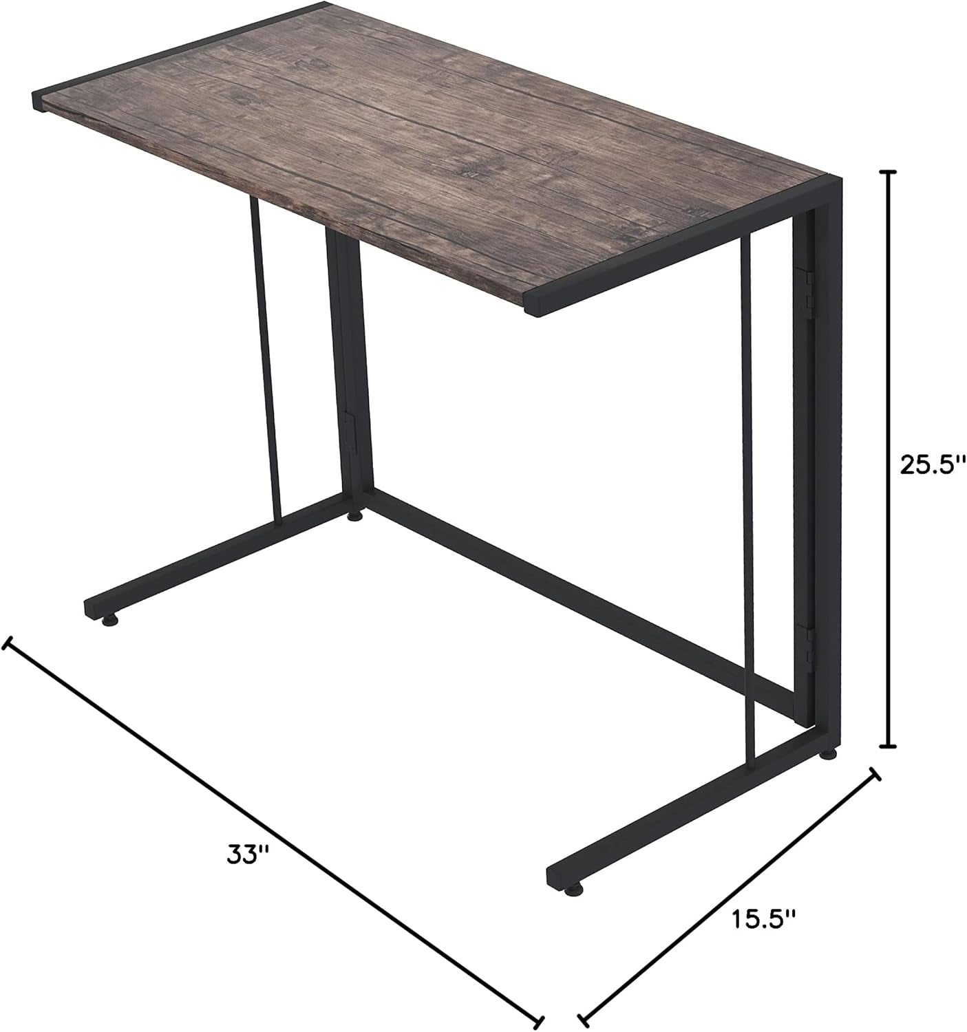 Desk, Computer Desk 33",Small Desk for Small Spaces,No-Assembly Space-Saving Folding Desk/Home Office