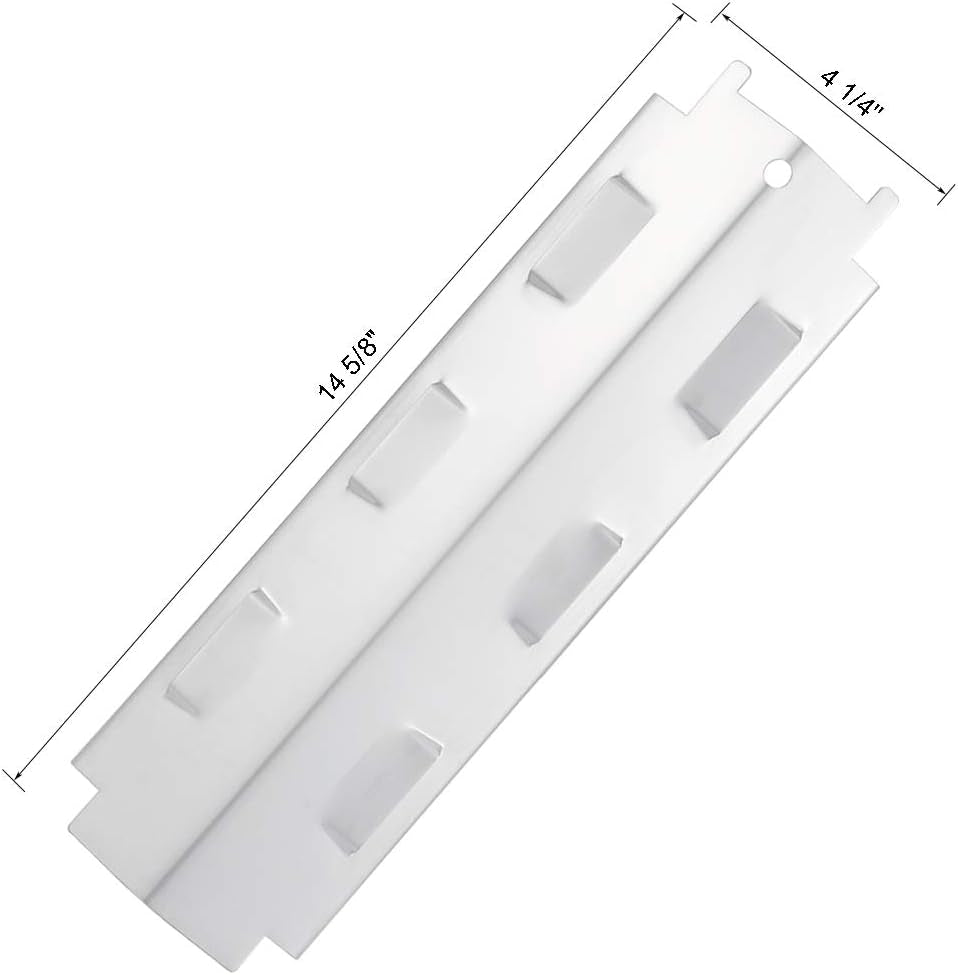 304SS Grill Heat Tent for Charbroil 463230710, 463230515, 463230514, 463230513, 463230512, Nexgrill 720-0888 Replacement Parts Heat Plate Shield Burner Cover 14 5/8 Inch 5 Pack LS734