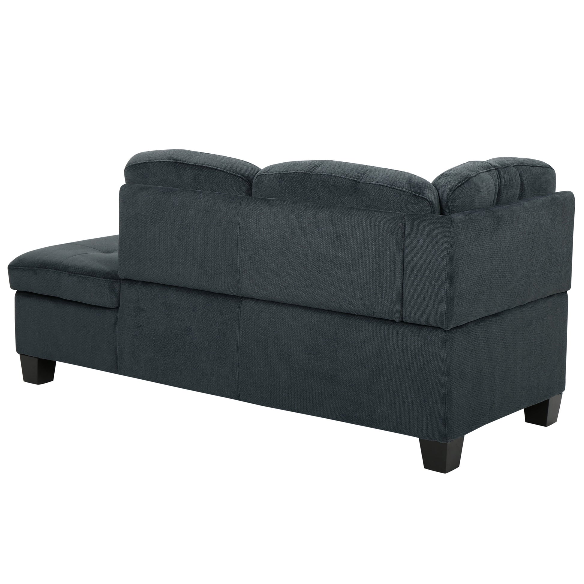 Canterbury 3-Pc Sectional Sofa Set, Charcoal Finish