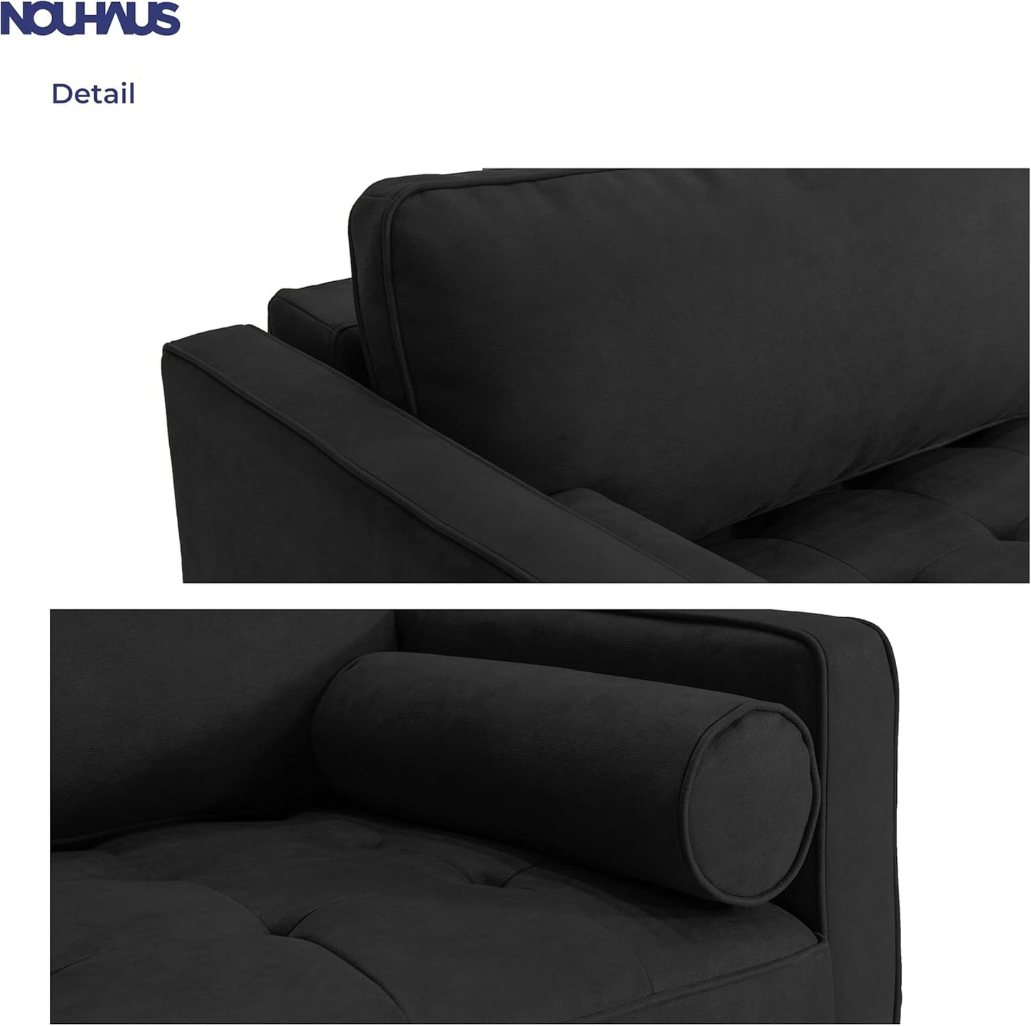 Module, Sleeper Sofa Bed Couch. 7Ft Luxury Convertible Sofa Futon Bed with No Roll Together Latex. Pull Out Sofa Bed for Bedroom Couch, Small Apartment Furniture Sofas or RV Couch