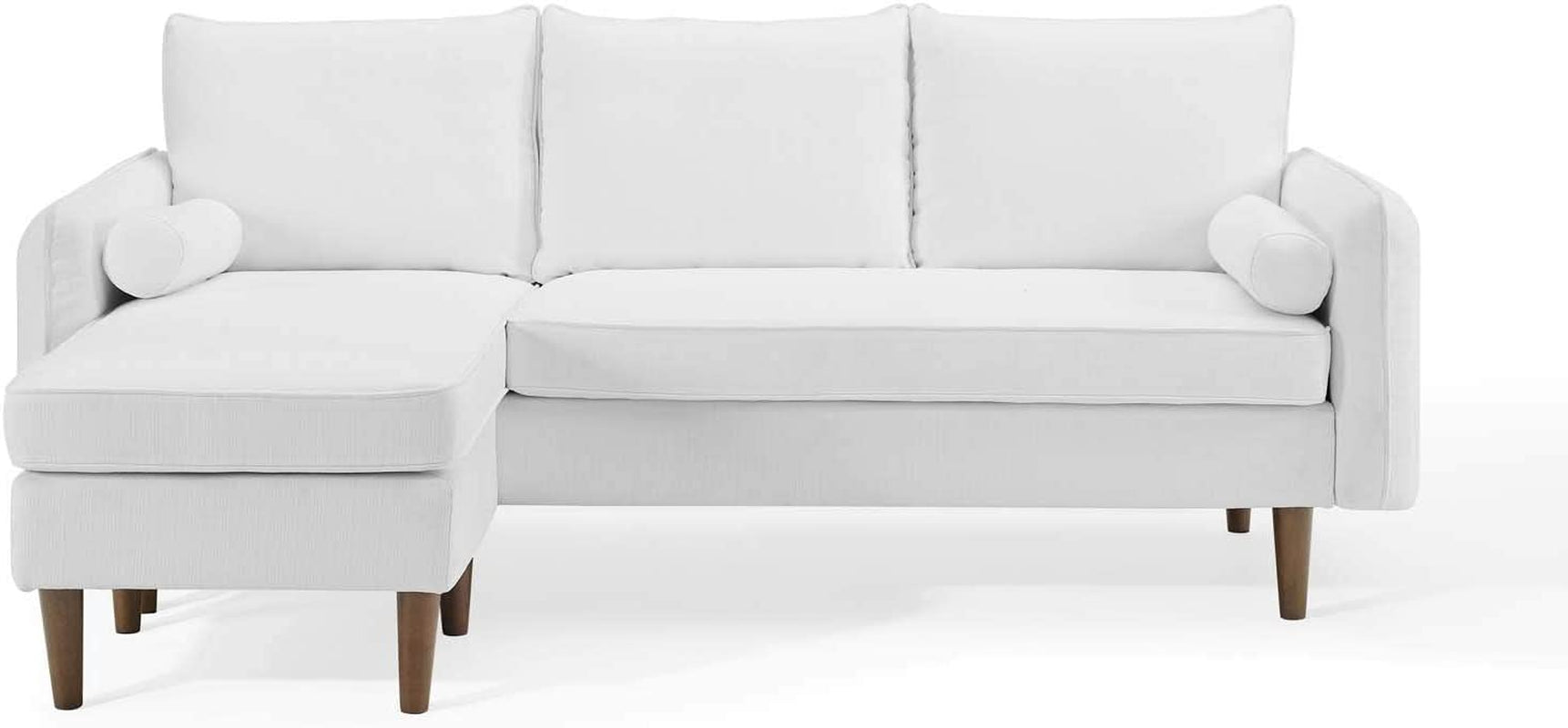 Revive Sofas, White, Right or Left Sectional Sofa