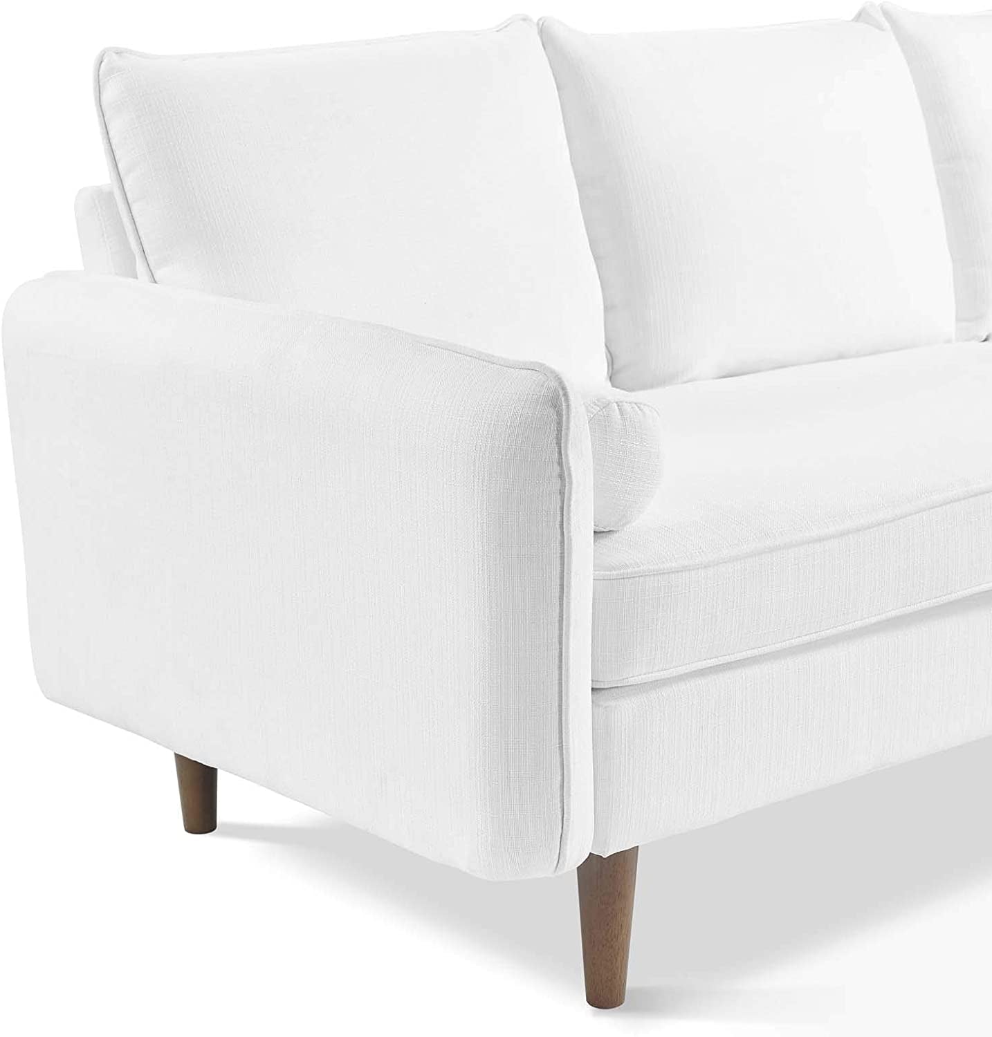 Revive Sofas, White, Right or Left Sectional Sofa