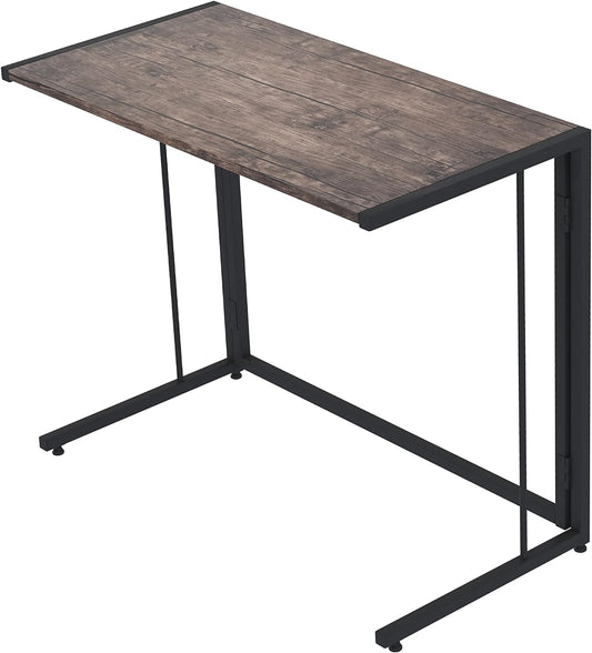 Desk, Computer Desk 33",Small Desk for Small Spaces,No-Assembly Space-Saving Folding Desk/Home Office