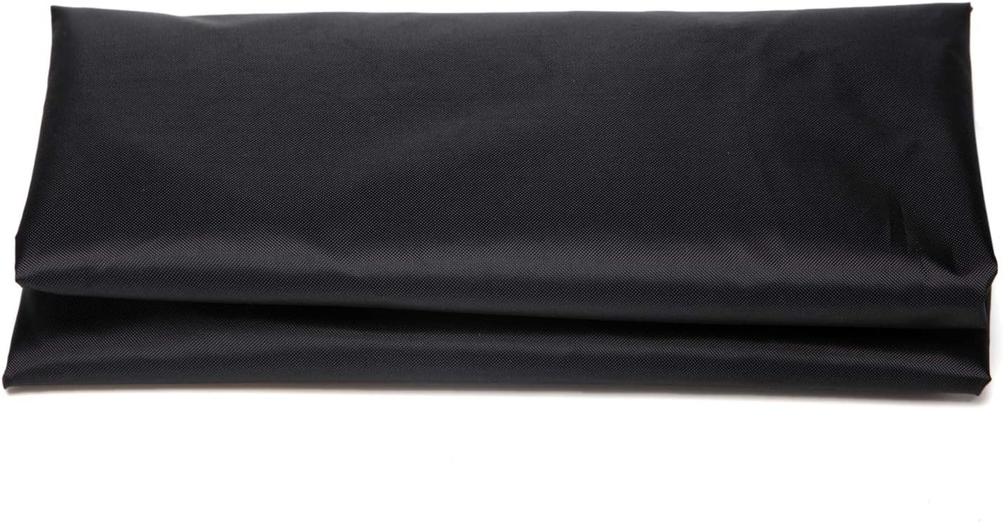 Heavy Duty Patio Table Cover, Gas Firepit Cover Waterproof Outdoor Furniture Cover (31" X 31" X 24", Black)