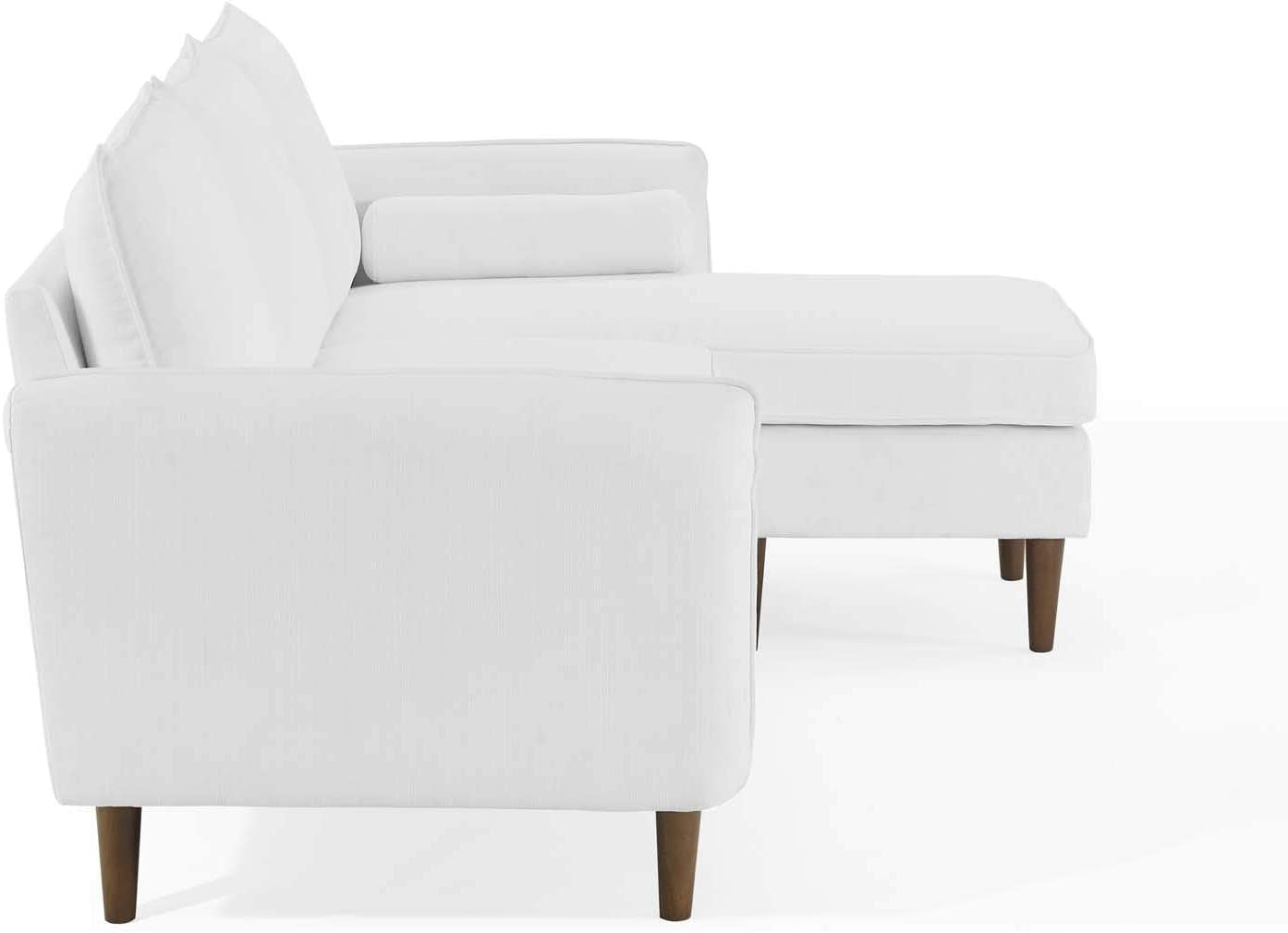 Revive Sofas, White, Right or Left Sectional Sofa