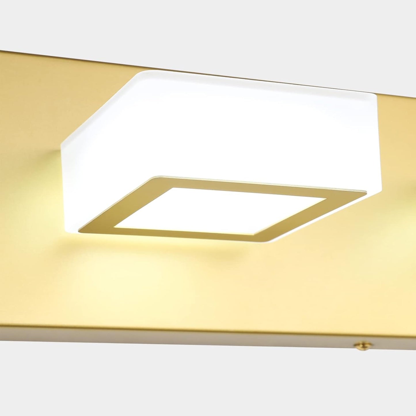 LED Modern Gold Vanity Lights Fixtures 6 Lights Gold Vanity Lights Acrylic Modern Gold Vanity Lights for Bathroom